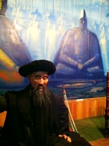 Wax Figure of a Manaschi at the Manas Ordo Museum