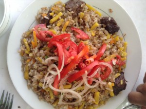 Uzbek-style plov