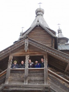 St. Petersburg Spring 2014 students being tourists in Vyborg