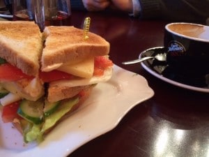 Club Sandwich at Chocolate Bar