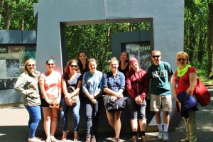 Group shot of everyone on the Crossroads program