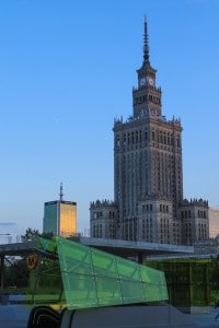 Warsaw architectural styles through the times