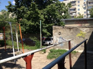 Adult Playgrounds - Soviet-style workout facilities