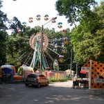 A Soviet Ferris Wheel in Golosiyivsky National Park