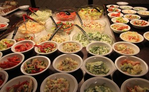 Salads at Puzata Khata