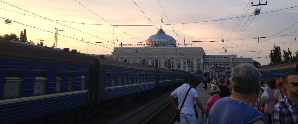Arrival at Odessa Trainstation