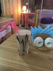 Unique milkshakes at The Coffee Shop