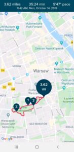 Running in Warsaw