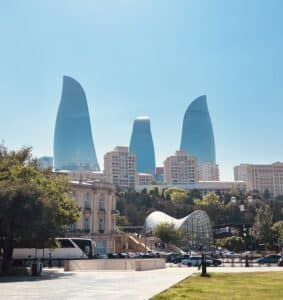 Hiking in Azerbaijan. Baku